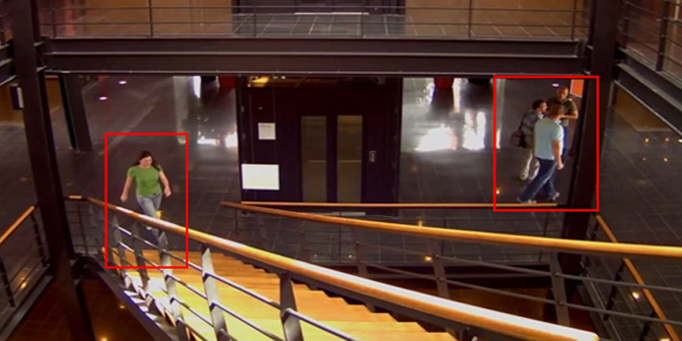 Motion Detection Video Analytics of people in the office